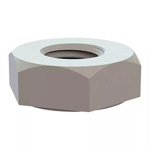 ESSENTRA COMPONENTS Hex Nut, M3X0.5 Thread, Natural, Nylon, 04M030050Hndin34814