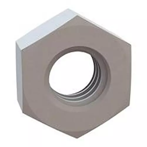 ESSENTRA COMPONENTS Hex Nut, M4X0.7 Thread, Natural, Nylon, 04M040070Hndin34814