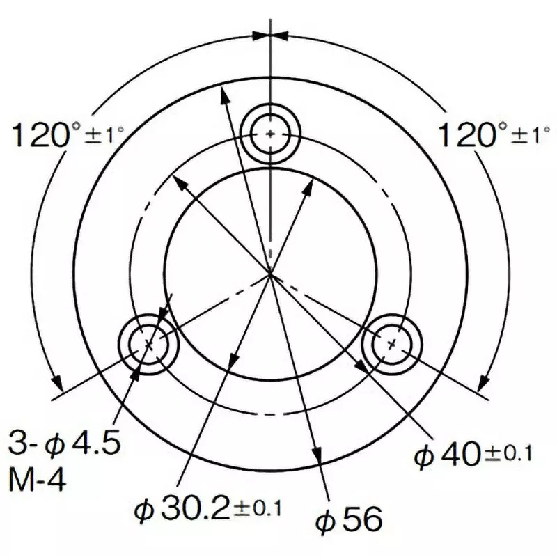 Omron Flange SPCC Material 3.2 mm Thickness, E69-FCA04