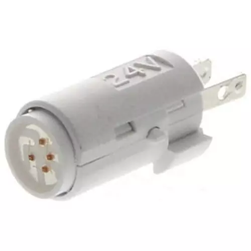 Omron Push Button Switch Lamp Part LED Type White, A16-5DW