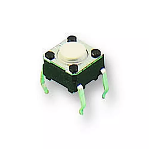OMRON ELECTRONIC COMPONENTS SWITCH, SPST-NO, 0.05A, 24VDC, THT, B3W-1000 (Pack of 10)