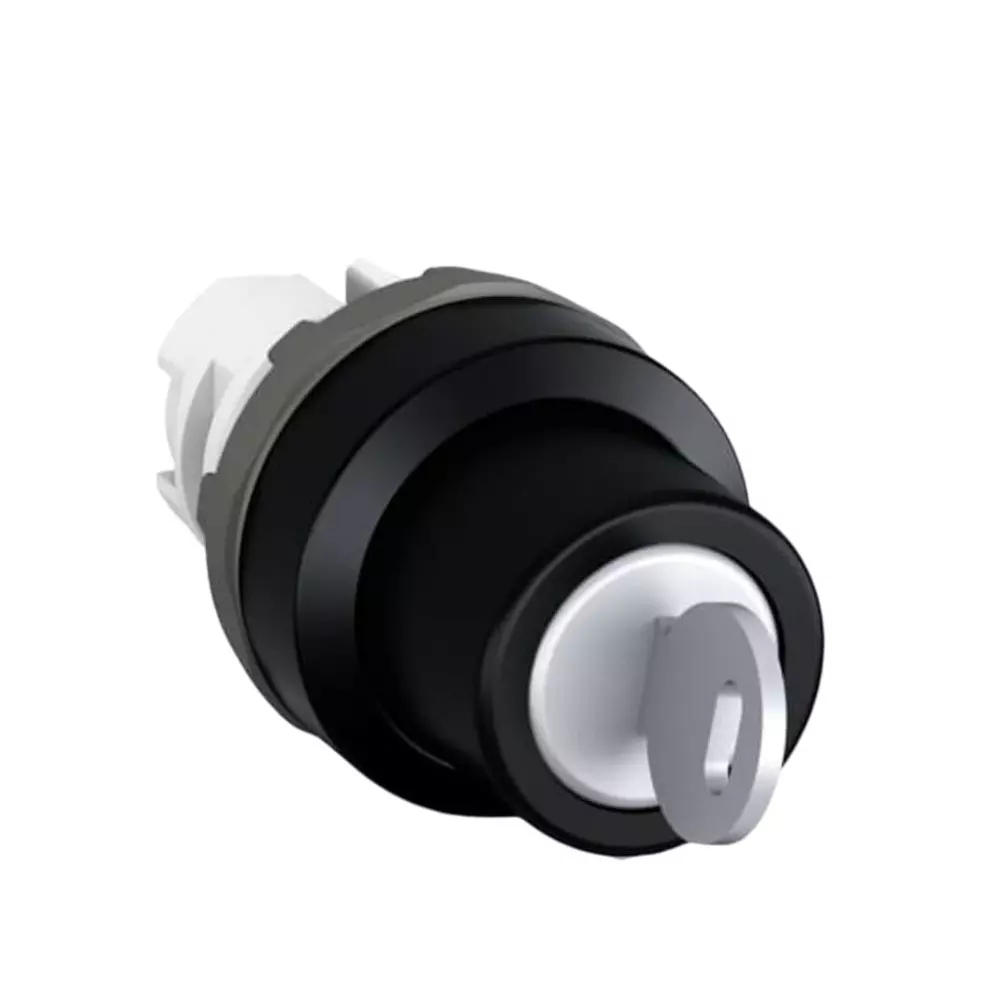 ABB M2SSK1 2-position Key Switch Head, Maintained, 22.5mm Cutout, 1SFA611280R1002 M2SSK1-102