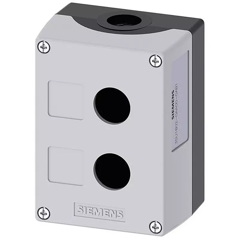 Siemens Enclosure for 22 mm Control Switches, 3SU18020AA000AB1