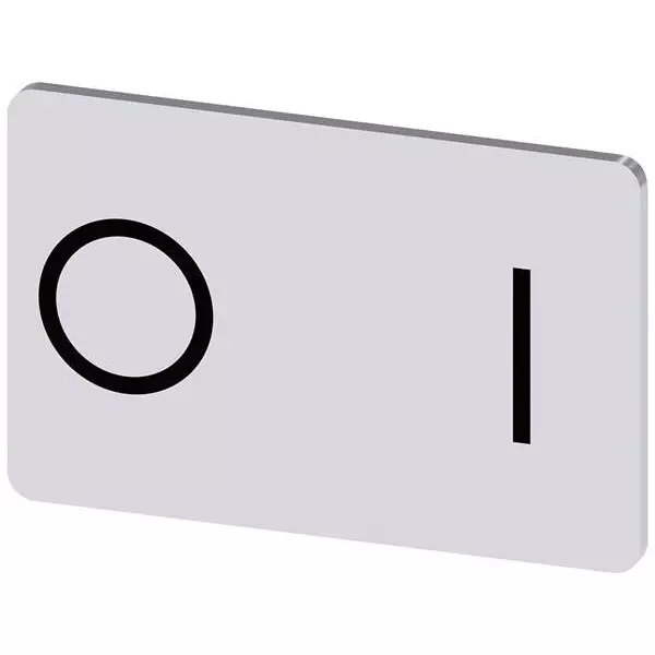 Siemens Labeling Plate, O I for 3SU1 Series, 3SU19000AD810QG0