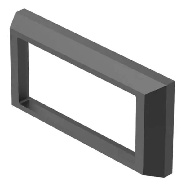 EAO Switch Bezel Black for Pushbutton Switches, 03-967.0