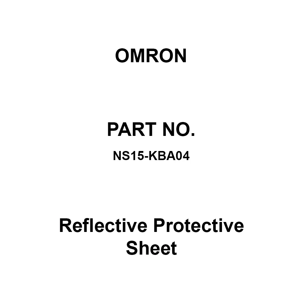 Omron Reflective Protective Sheet, NS15-KBA04