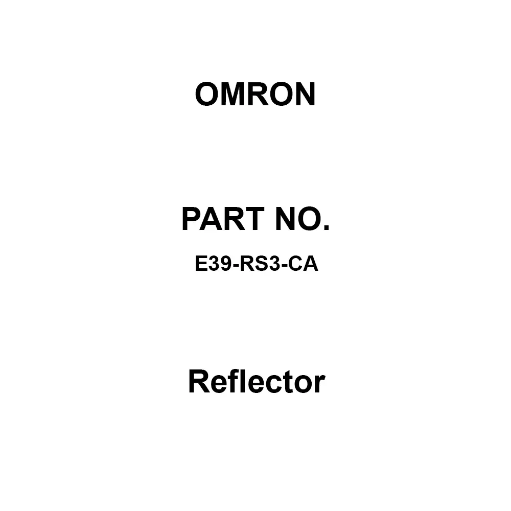 Omron Reflector -25 to 55°c, E39-RS3-CA