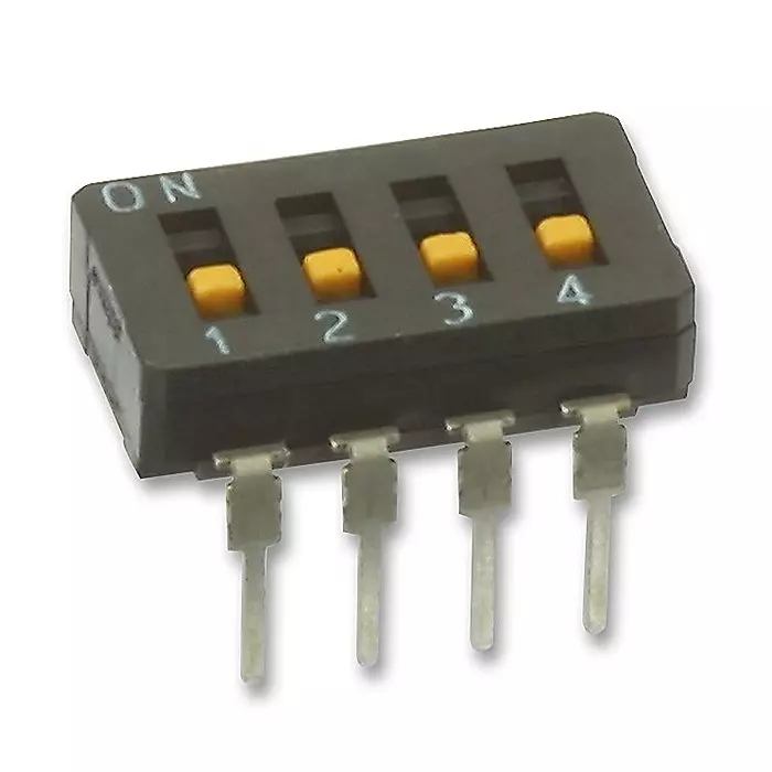 OMRON ELECTRONIC COMPONENTS SWITCH, DIL, 4WAY, A6D-4100