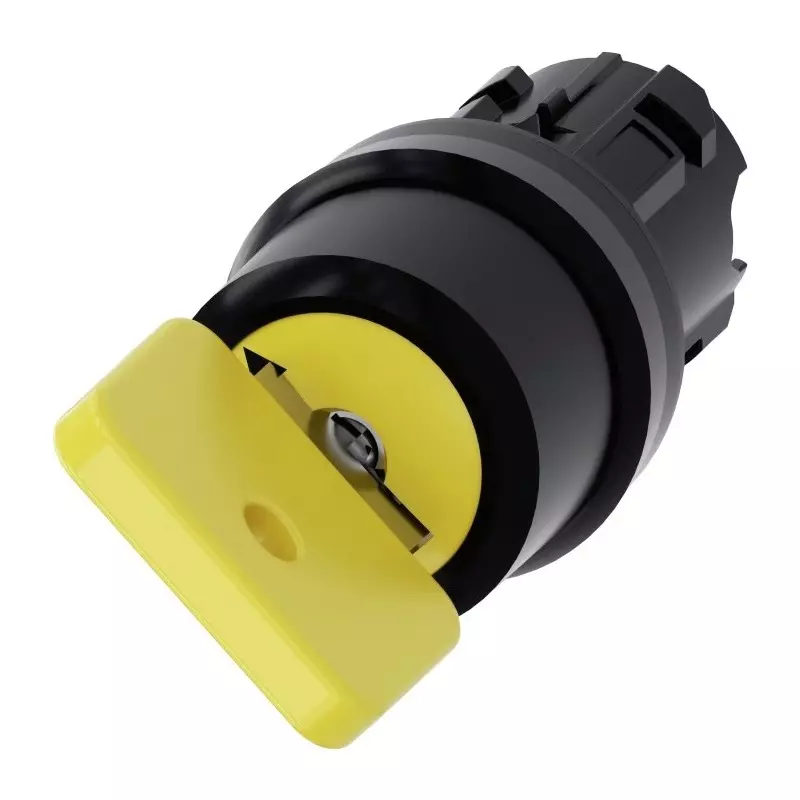 Siemens SIRIUS ACT 3SU10 2-Position Key Switch Head, Latching, 22mm Cutout, 3SU1000-4JF01-0AA0