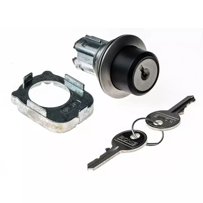 Siemens SIRIUS ACT 3SU10 2-Position Key Switch Head, Latching, 30mm Cutout, 3SU1060-4LF11-0AA0