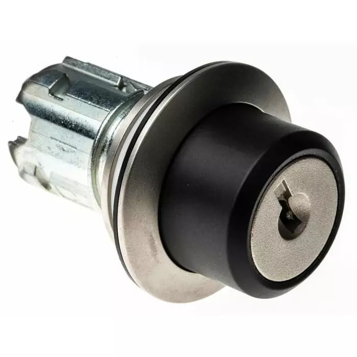 Siemens SIRIUS ACT 3SU10 2-Position Key Switch Head, Latching, 30mm Cutout, 3SU1060-4LF11-0AA0