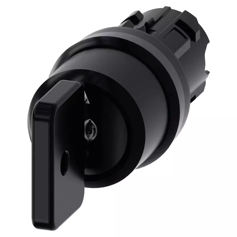 Siemens SIRIUS ACT 3SU10 3-Position Key Switch Head, Latching, 22mm Cutout, 3SU1000-4HL01-0AA0