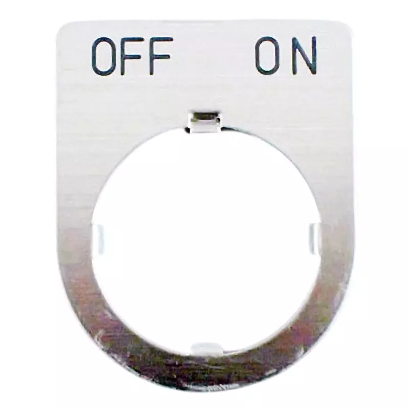 Fuji Electric Command Switch Nameplate for AR30 / DR30 type, AHX177-2A