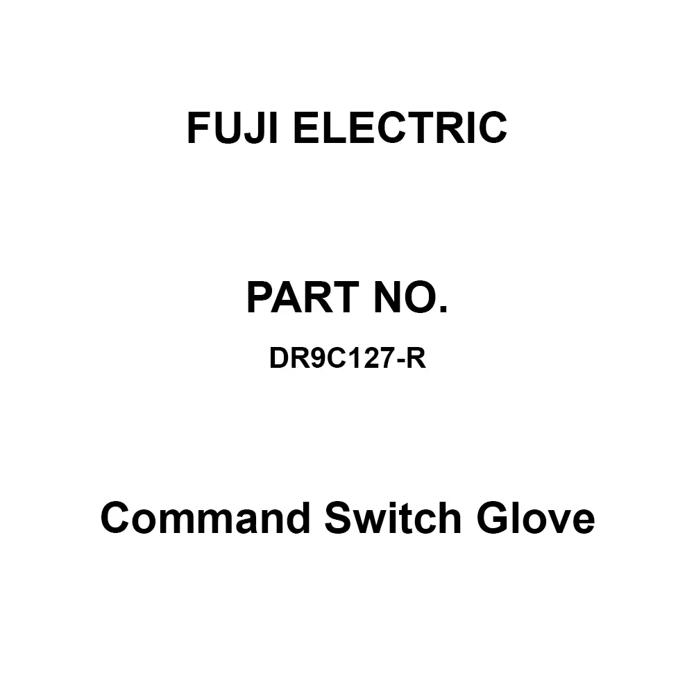 Fuji Electric Command Switch Glove 24x31x9.5 mm Outer Dimension, DR9C127-R