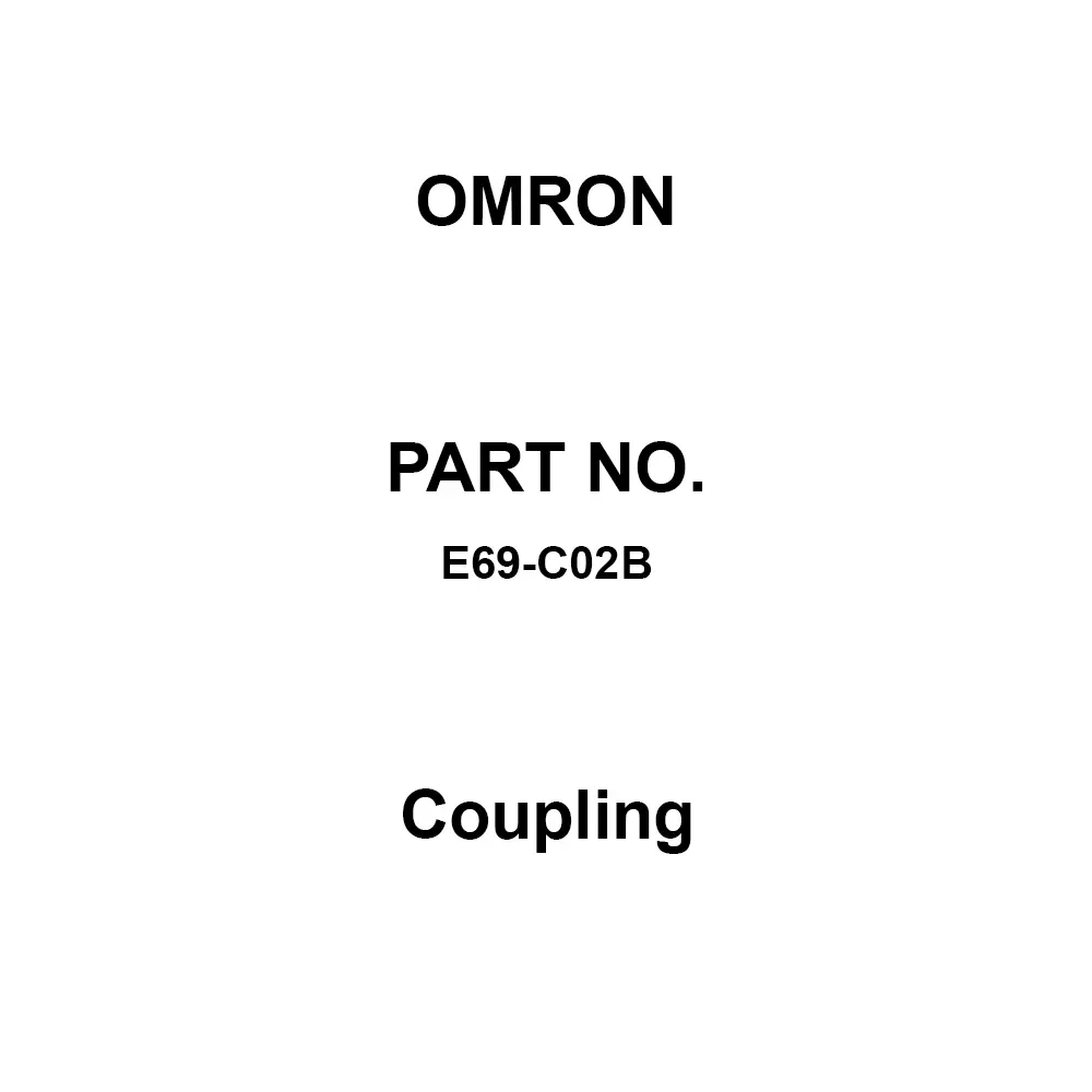 Omron Coupling Glass-filled Polybutylene Terephthalate Resin, E69-C02B
