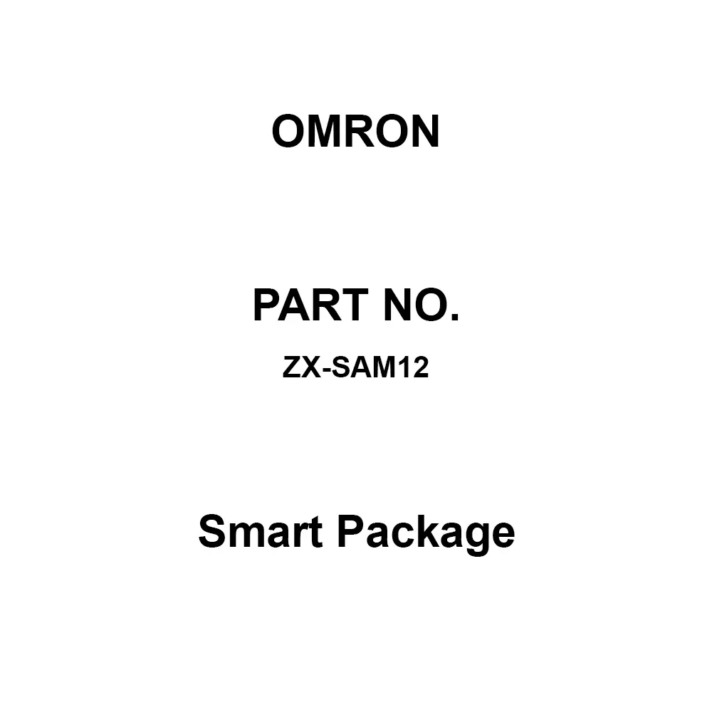 Omron Smart Package DC 12-24 V ± 10% Ripple (pp) 10% or less, ZX-SAM12