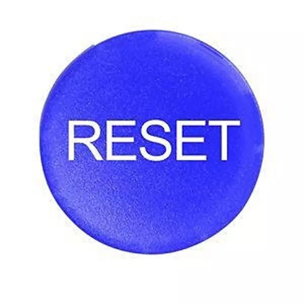 EATON Pushbutton Button Plate for 22.5 mm Pushbutton Switches, M22-XDL-B-GB14
