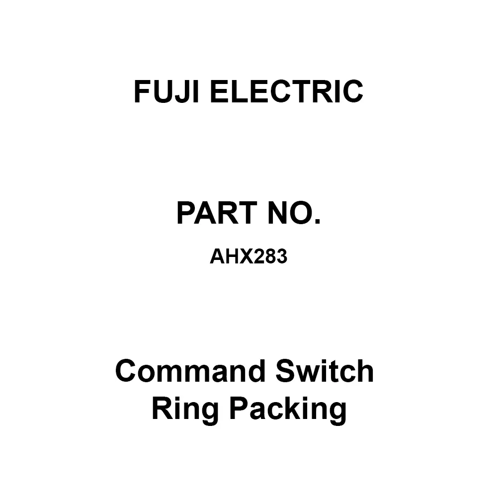 Fuji Electric Command Switch Ring Packing 1.6 mm Thickness, AHX283