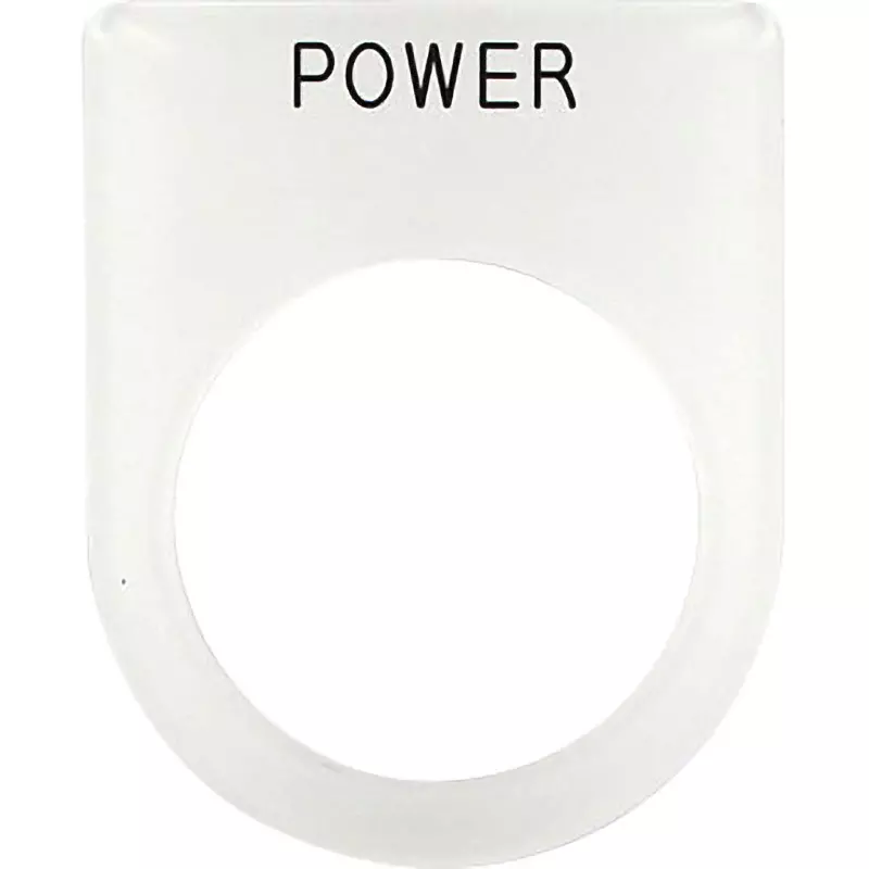 AI Mark Glasses Nameplate Clear Acrylic 50x2x40 mm Dimension, P30-34