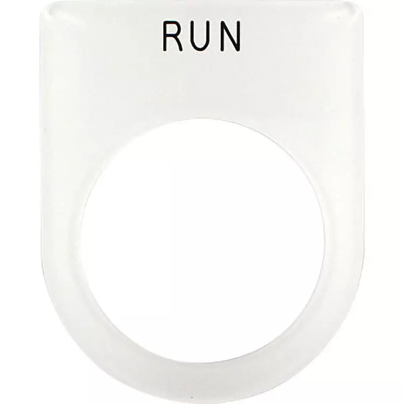 AI Mark Glasses Nameplate Clear Acrylic 50x2x40 mm Dimension, P30-38
