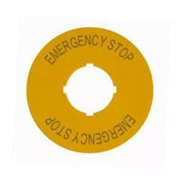 EATON Legend Plate for 22.5 mm Pushbutton Switches, M22-XBK5