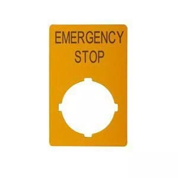 EATON Legend Plate for 22.5 mm Pushbutton Switches, M22-XZK-GB99