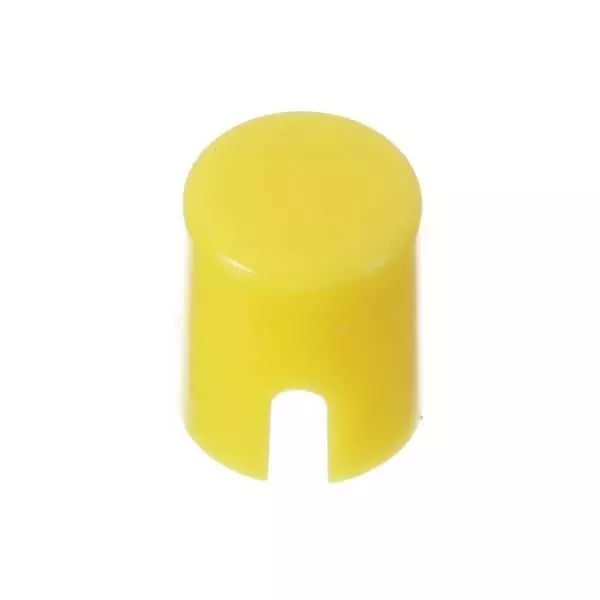 GRAYHILL Switch Cap Yellow for Tactile Switches, 95CAP-010