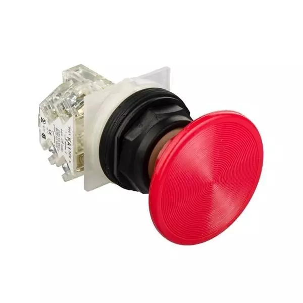 Schneider Electric Button Cap for 30 mm Pushbutton Switches, 9001SKR24R