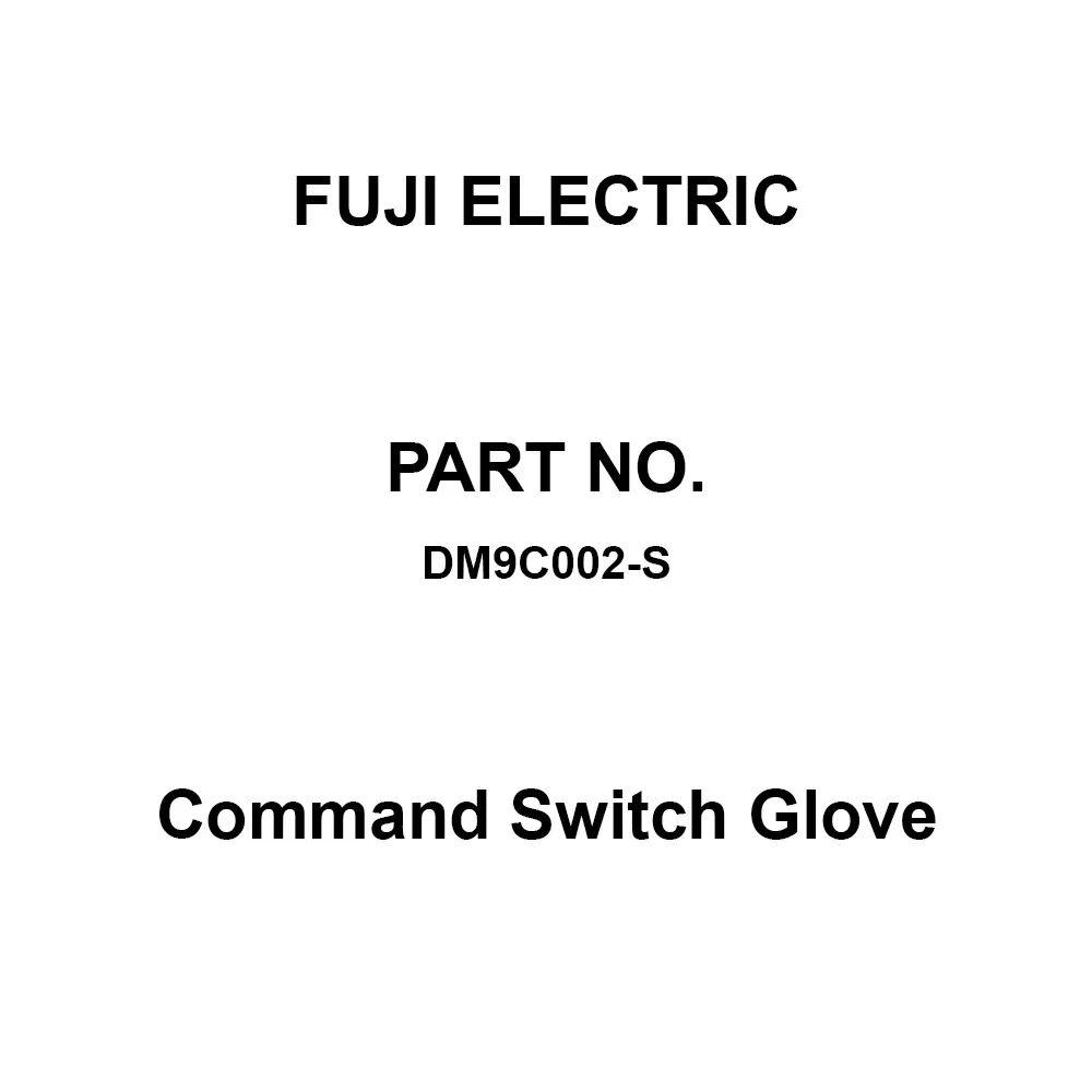 Fuji Electric Command Switch Glove Φ24x15.5 mm Outer Dimension, DM9C002-S