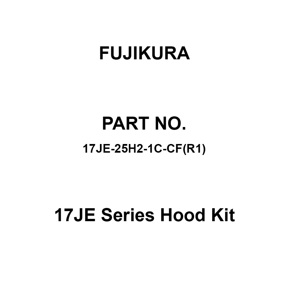 FUJIKURA Hood Kit Hood for straight type thin cable, 17JE-25H2-1C-CF(R1)