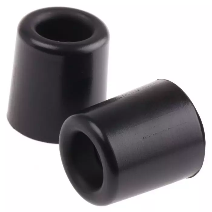 PMA Terminal Sleeve Conduit Fitting 12 mm Nominal Size PA 6 Black, RKS-12 (Pack of 10)
