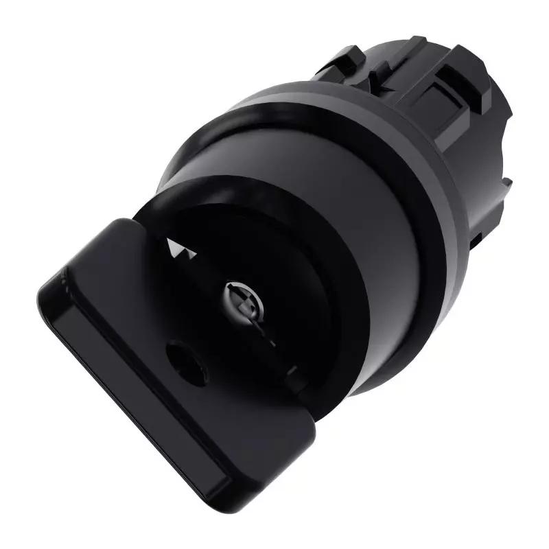 Siemens SIRIUS ACT 3SU10 2-Position Key Switch Head, Momentary, 22mm Cutout, 3SU1000-4HC01-0AA0