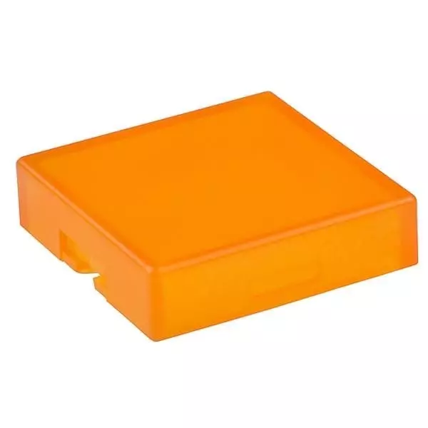 NKK SWITCHES Button Cap Amber for Pushbutton Switches, AT4074D