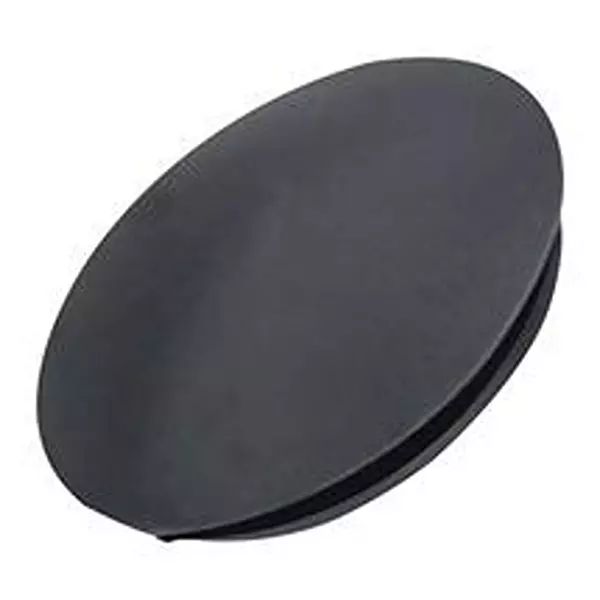 ESSENTRA COMPONENTS Blanking Plug, Round, 22Mm, Black, Tpr, 15159B