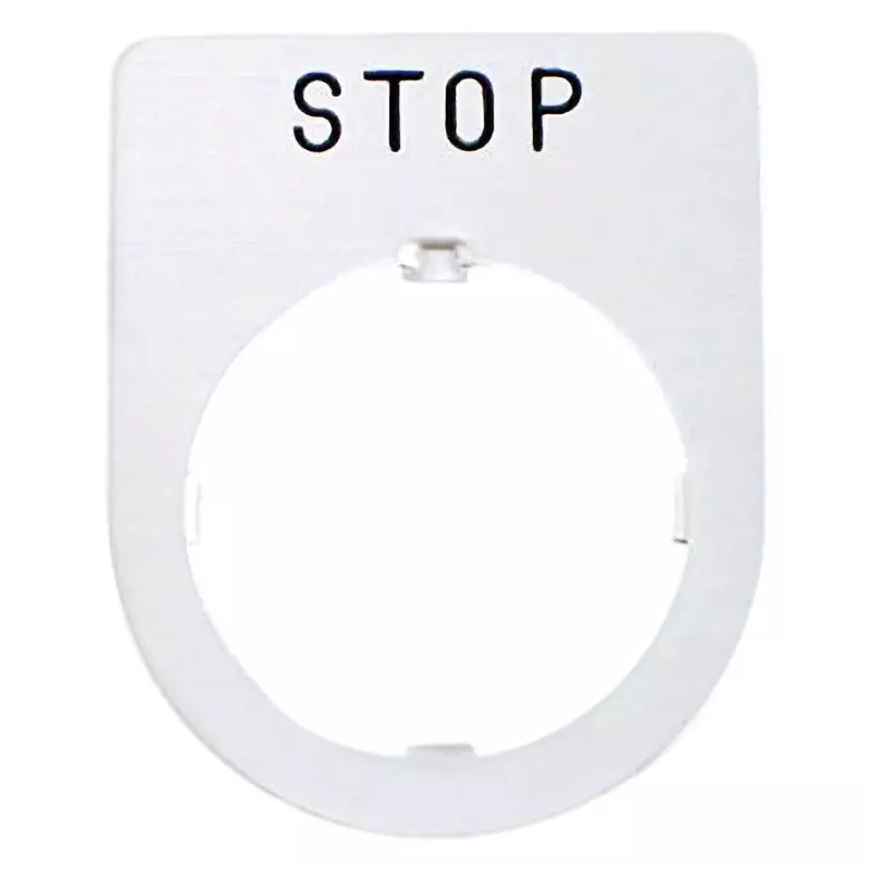 Fuji Electric Command Switch Nameplate for AR30 / DR30 type, AHX177-0D