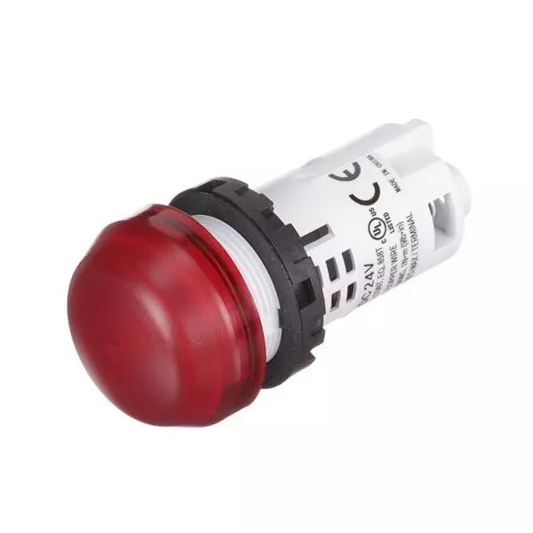 IDEC Indicators Indicator Actuator Panel Mount Red for AP22M Series, AP22M-2Q4R
