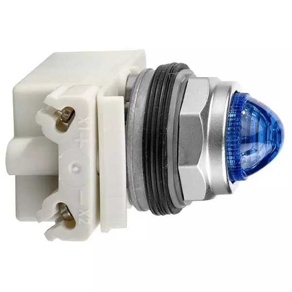 Schneider Electric Indicators Pilot Light Panel Mount for Pushbutton Switches, 9001KP35LLL9