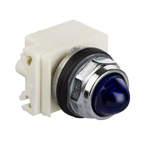 Schneider Electric Indicators Pilot Light Panel Mount for Pushbutton Switches, 9001KP38LLL9