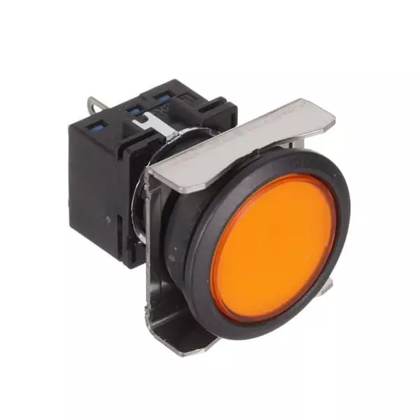 IDEC Indicators Pilot Light Panel Mount IP65 Amber, LBW6P-1T04A