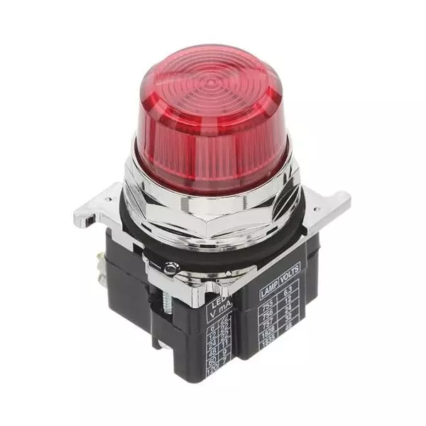Eaton Indicator Lights Standard Panel Mount 24 V AC/DC Red for 10250T Series, 10250T197HLRP24