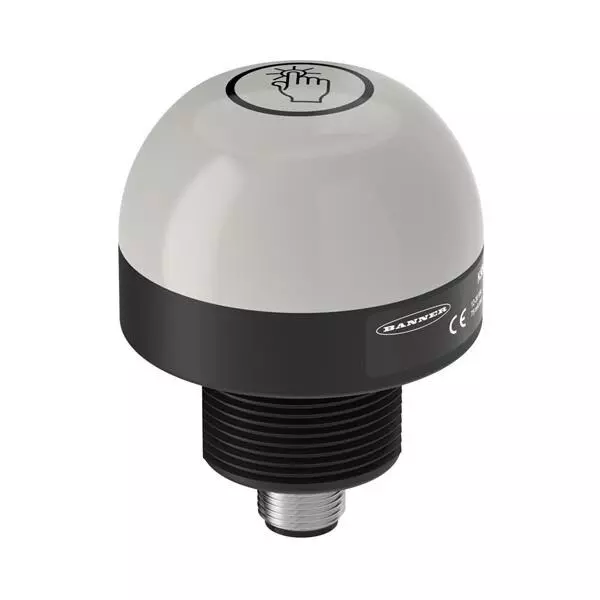 Banner Engineering Indicators LED Quick Connect 18 V DC to 30 V DC Green, Red, Yellow, Blue, K50LGRYB4PQ