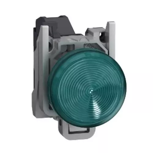 Schneider Electric Indicators Pilot Light Type Flush Mount IP65 Green, XB4BVBM3GEX