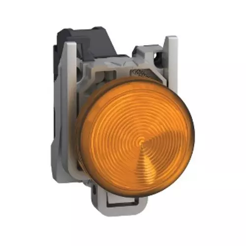 Schneider Electric Indicators Pilot Light Type Flush Mount IP65 Orange, XB4BVBM5GEX