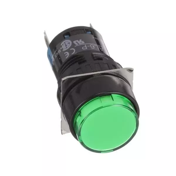 IDEC Indicators LED Panel Mount Green for A6 Series, AL6M-P4P-G