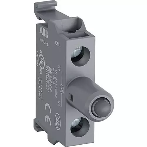 ABB LED Indicators Light Panel Mount 24 V AC, 24 V DC for MLBL Series, MLBL-01BW
