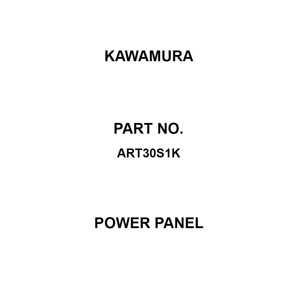 Kawamura Service Switchboard MCB3P30A 1 Branch Circuits, PNKSO301SK
