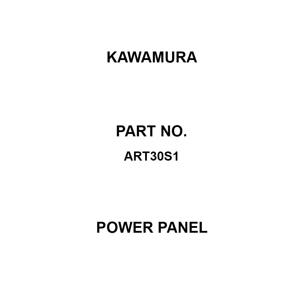 Kawamura Service Switchboard MCB3P50A 1 Branch Circuits, PNKSO501N