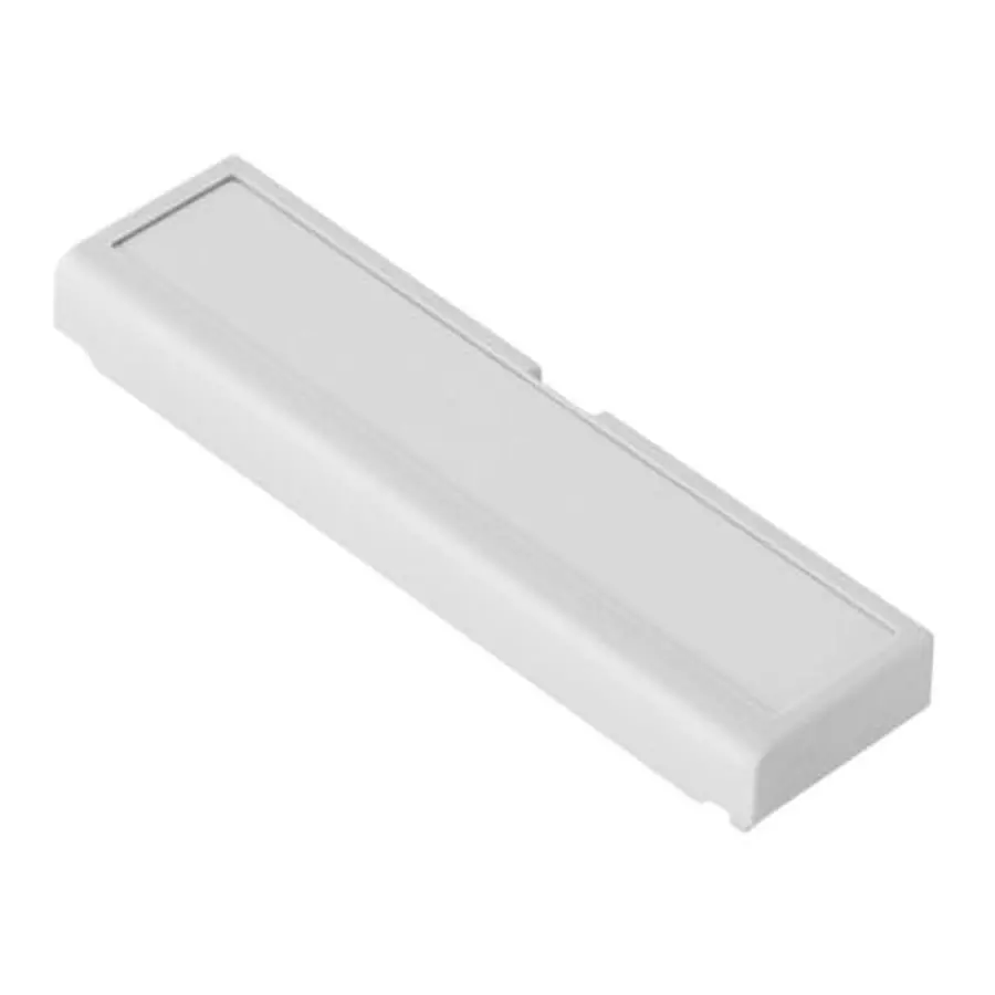 RS PRO Cover Terminal Cover 52.8x13.6 mm ABS Grey, 2069083