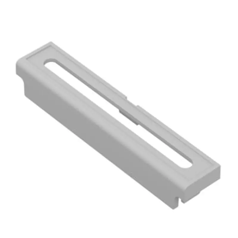 RS PRO Cover Terminal Cover 71.0x13.6 mm ABS Grey, 2383985