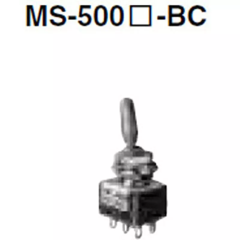 MIYAMA ELECTRIC Toggle Switch Single pole double throw ON-ON Switch Type, MS500ABC-K